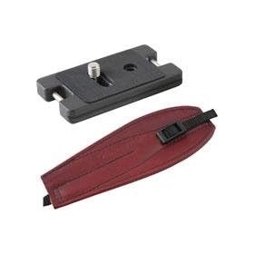 Camdapter Arca Neoprene Adapter with Burgundy ProStrap, Full Access to Battery/Card Compartment