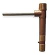 Industrial Grade 4NDP1 Quick Coupling Key, 3/4 In, MNPT, Brass