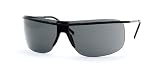 AUTHENTIC GUCCI 1870 S 0006 P9 BLACK METAL GRAY LENS SUNGLASSES by