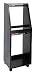 Raxxess ER1216 Sloped Studio Rack with Casters - 12 over 16 Space, Black Oak
