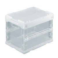 【クリックで詳細表示】トラスコ中山 (TRUSCO) α折りたたみコンテナ (透明) 20L TR-S20TM