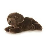 Aurora Plush Truffles Chocolate Lab 12"