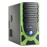Atx Mid-tower Case Green 400W