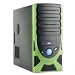 Atx Mid-tower Case Green 400W