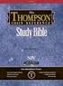 Large Print Thompson Chain Reference Bible-NIV