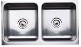 A Blanco Magnum Equal Double Bowl Sink with Apron