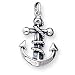 Sterling Silver Mariners Cross Pendant with 20 Inch Sterling Silver Chain