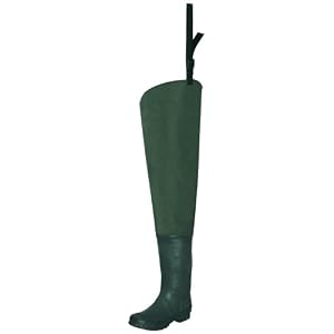 Pro Line� Twin River Cleated 2 - Ply Nylon Hip Waders Dark Green by Pro-Line