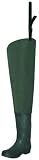 Pro Line® Twin River Cleated 2 - Ply Nylon Hip Waders Dark Green