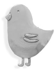CleverSilvers Oxidized Bird Pin/Pendant