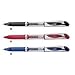 Pentel Energel stick Liquid Gel Pen, 0.5mm, Fine Line, Needle Tip, Black.blue.red Ink-value set of 3 (with Values Japan Original Discription of Goods)