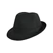 Michael Jackson Black Cotton Fedora / Solid Cotton Fedora