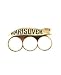Apparel : Obey The War Is Over 3 Finger Ring,Accessories for Men