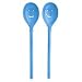 Kitchen & Housewares : Zak Designs 00040514 Colorways Turquoise Happy Spoon 12.5-in.