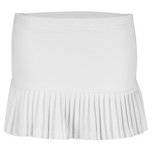 LITTLE MISS TENNIS Girls` Pleated Tennis Skirt White