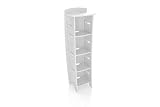 Legare 59-Inch-by-18-Inch Bookcase, White
