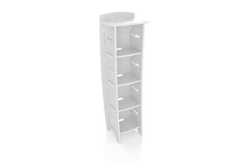 Legare 59-Inch-by-18-Inch Bookcase, White