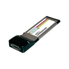 DIGITUS Express Card auf eSATA 300Mbps 1xeSATA Port Formfaktor 34 Vista kompatibel