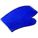 Rubber Horse Massage Mitt, Blue