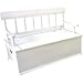 Levels of Discovery Simply Classic White Bench Seat w/ Storage