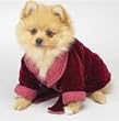 Dog Robe - Distinguished Dog Smoking Jacket for the Male Dog in Your Life - X-Small (XS)