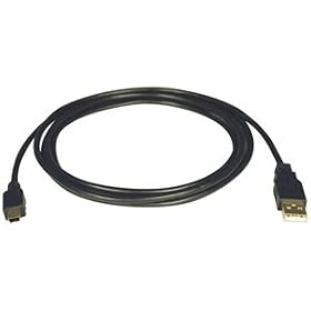 Tripp Lite U030-006 USB2.0 A to 5-Pin Mini B Gold Cable - 6ft