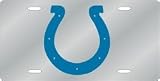 Indianapolis Colts Laser Cut Silver License Plate