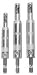 Set of 3 Snappy Self Centering Drill Guides with Hex Shank #3, #5 and #9
