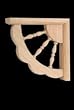 7"x 1-1/2" Oak Spindle Bracket [CAPITOL CITY LUMBER]