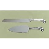 Silver Curved Handle Serving Set