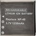 Casio NP40DBA Eq. Digital Camera Battery
