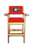 Georgia Spectator Chair - Oak Finish - NCAA Team