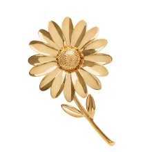 Kate Spade Harvest Moon Golden Daisy Brooch in Bag