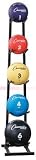 Deluxe Ball Tree Rack Holds up to 5 Medicine Balls - Sports Exercise Equipment