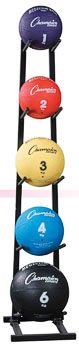 Deluxe Ball Tree Rack Holds up to 5 Medicine Balls - Sports Exercise Equipment