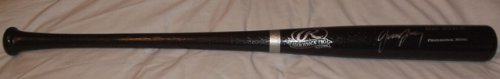 Jason Bay Autographed Black Big Stick Bat W/PROOF, Picture of Jason Signing For Us, New York Mets, Pittsburgh Pirates, Boston Red Sox, Team Canada