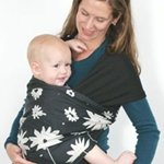Moby Wrap Moby D 100% Silk Baby Carrier, Flowers