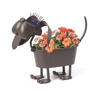 Large Dachshund Planter - Dog Indoor or Outdoors (Garden) D&eacute;cor Plant Stands. 8" Plant Area - 15" Inches Tall