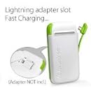 Avantree Android &amp; Apple 2-in-1 Portable Power Bank | 6800mA, External Battery Pack | Detachable Cable &amp; Lightning Adaptor Slot for iPhone, Samusng, LG - Juno