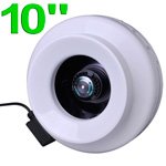 Top Grade Static Pressure High Performance Inline Vent Duct Exhaust Fan Blower 10