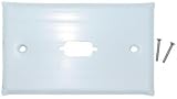1 Port DB9 / HD15 (VGA) Stainless Wall Plate