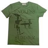 POP Tシャツ 細かい砂のようなプリントが◎ サーフィン映画の元祖『エンドレス・サマー』のデザインＴシャツ ENDLESS SUMMER