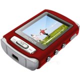 moVox MP4 Mobile Media Player, 4GB, USB 2.0, Red