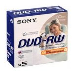Sony DVD-RW 1.4GB 8cm mini discs for camcorder - Pack 5