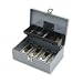 SPR15507 - Cash Box, 5 Compartments, 11-3/8x7-1/2x3-3/8, Gray