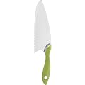 LETTUCE CUTTER - green handle - by Trudeau - 5 year guarantee - plastic serrated blade