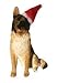German Shepherd Dog In A Santa Hat Sandicast Holiday Ornament