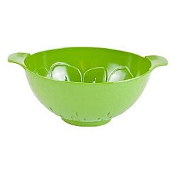 Zak Fruta Oval Lime Large Colander - Basil