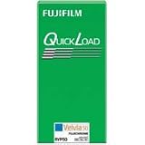 Fujifilm Fujichrome Velvia RVP 50 Color Slide Film, ISO 50, 4x5 Size, Quickload 20 Pack, Transparency, U.S.A.