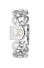 DKNY NY4249 Stainless Steel D Detail Bracelet Watch With White D shaped Dial